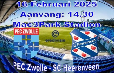 PEC Zwolle - Heerenveen